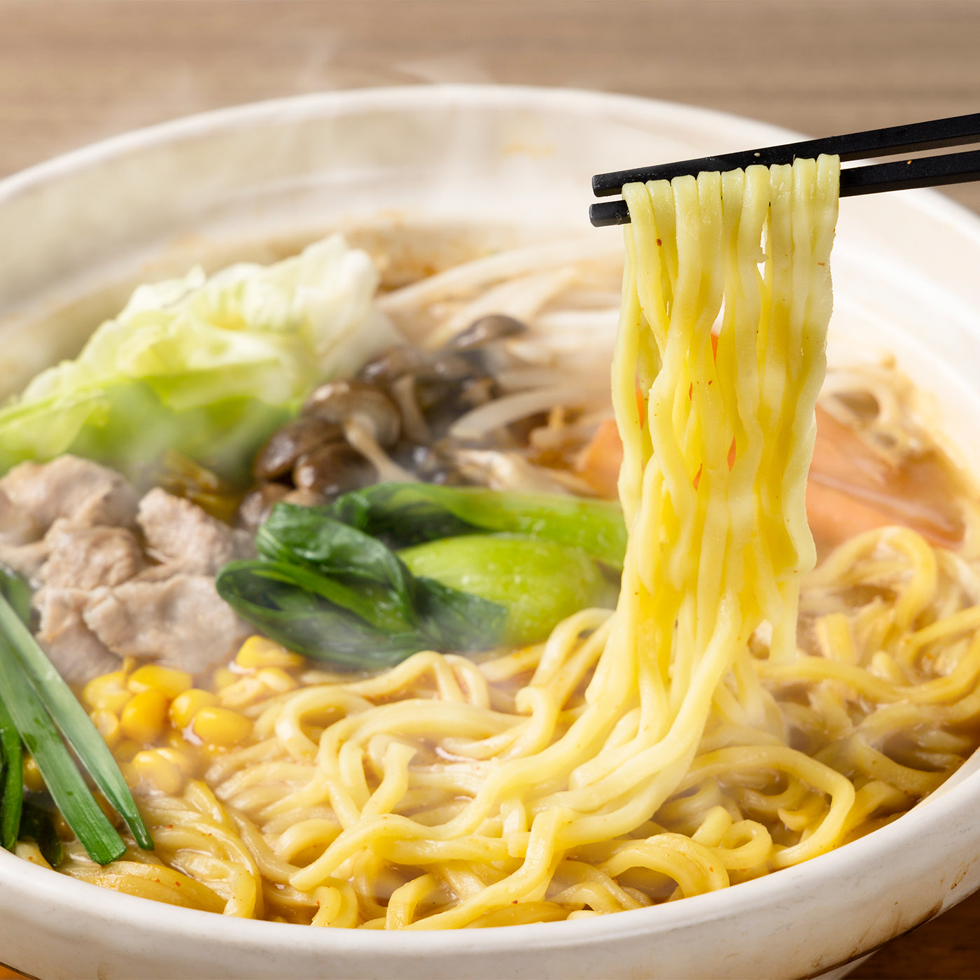 鍋の〆ラーメン