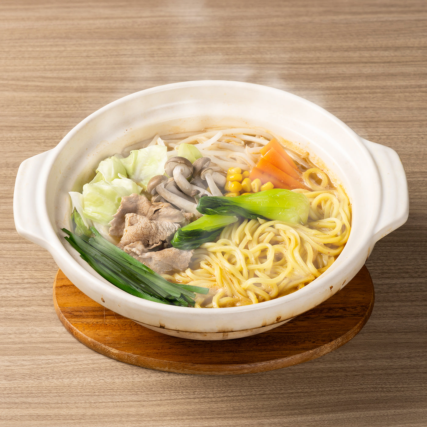 鍋の〆ラーメン