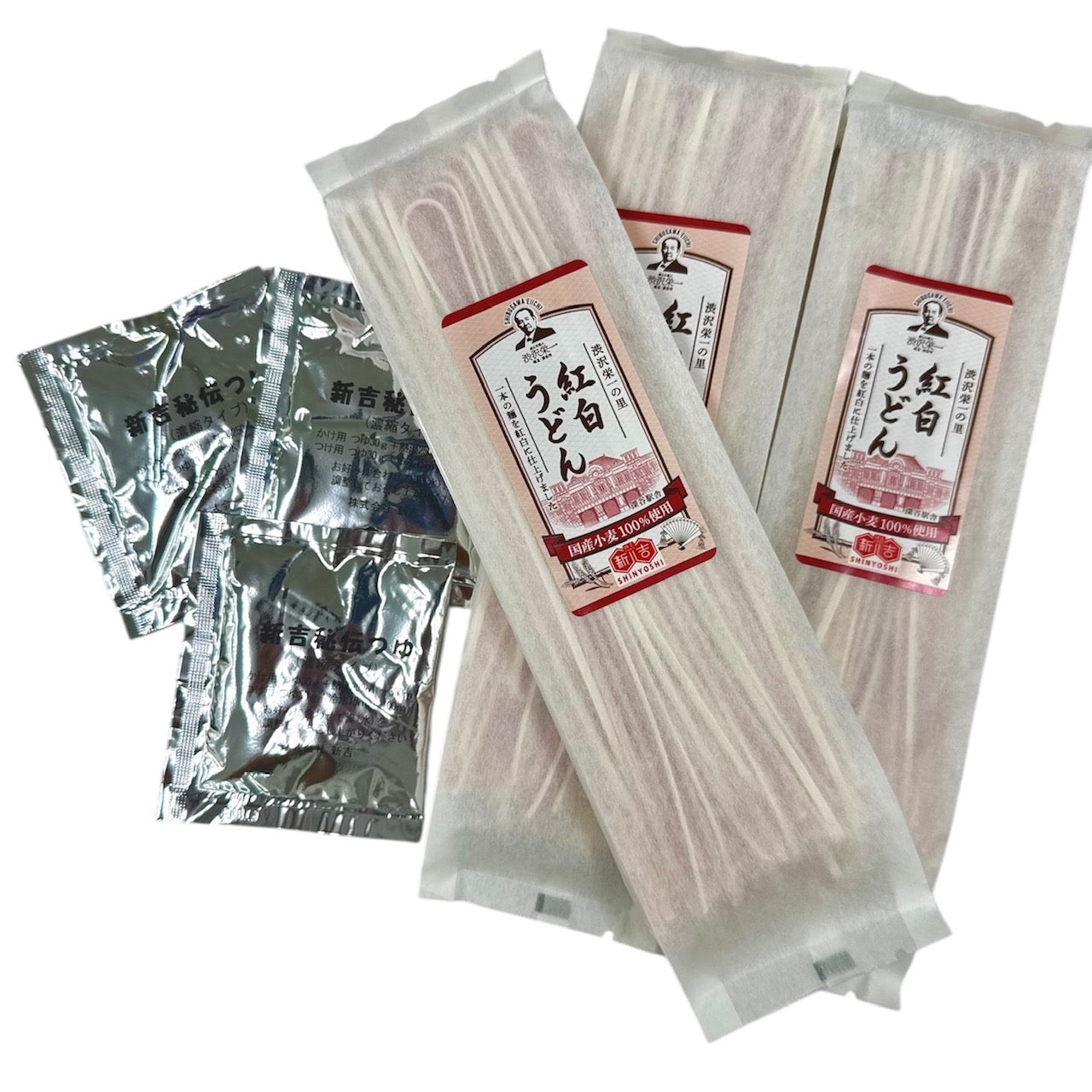 【コラボ商品】日本の四季巡りギフト　紅白うどん（城）