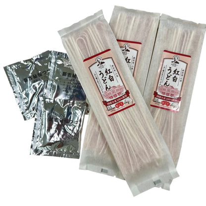 【コラボ商品】日本の四季巡りギフト　紅白うどん（城）